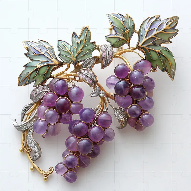 Art Nouveau Jewelry In Rene Lalique Style