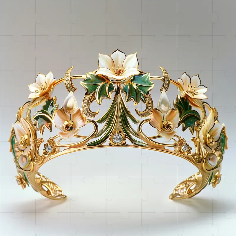 Art Nouveau Jewelry In Rene Lalique Style