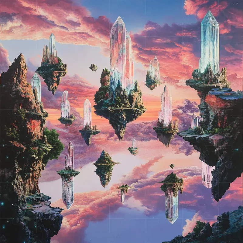 Surrealist Cyberdreamscape Posters