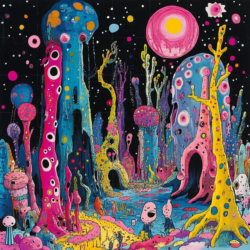 Fantasy Pop Art Collisions