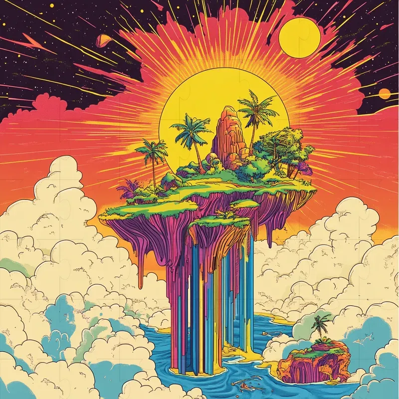 Fantasy Pop Art Collisions