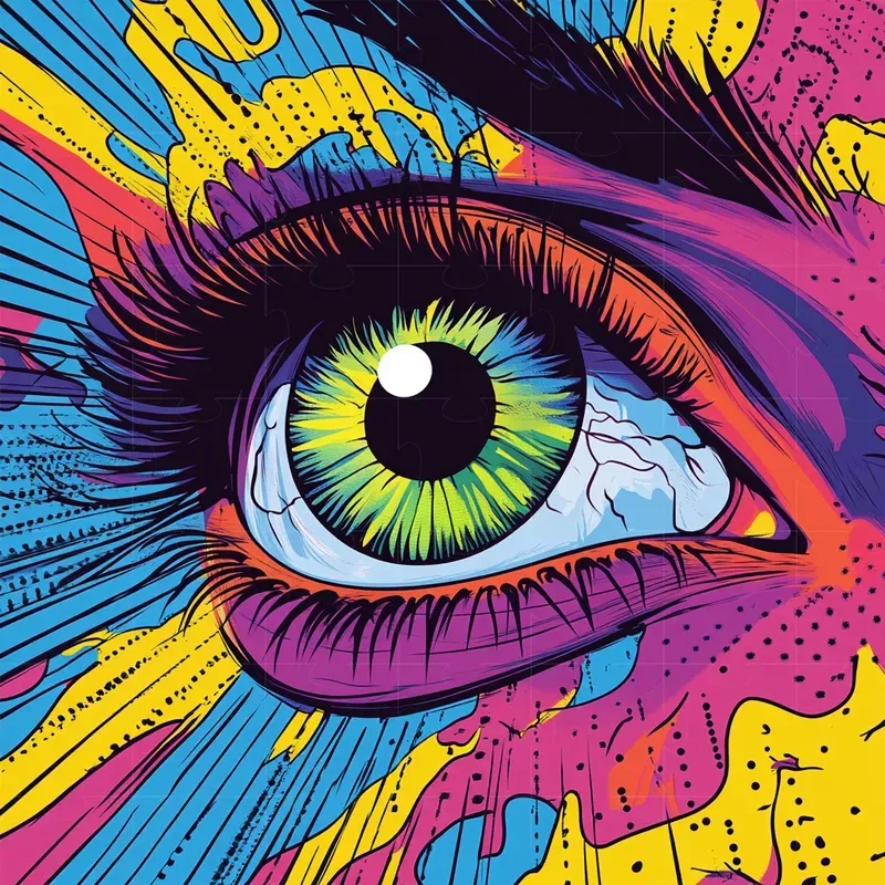 Fantasy Pop Art Collisions