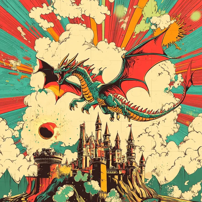 Fantasy Pop Art Collisions