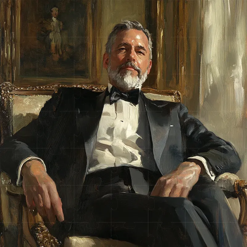 Elegant Portraits In The Style Of Sargent