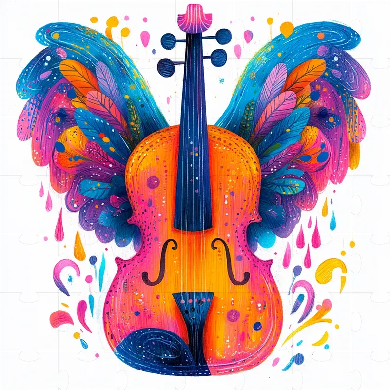 Surreal And Psychedelic Winged Objects