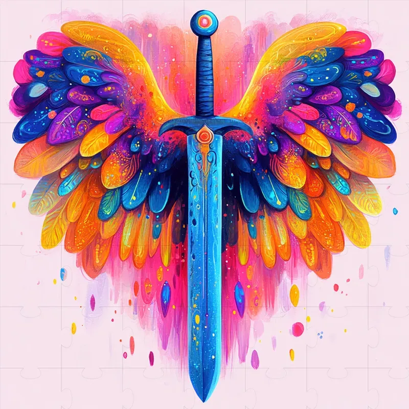 Surreal And Psychedelic Winged Objects
