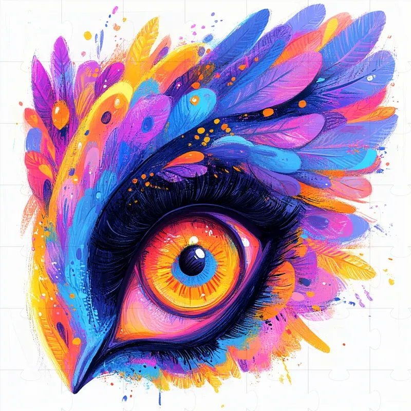 Surreal And Psychedelic Winged Objects