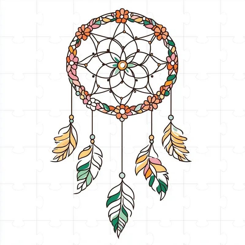 Cute Groovy Cliparts With Flower Patterns