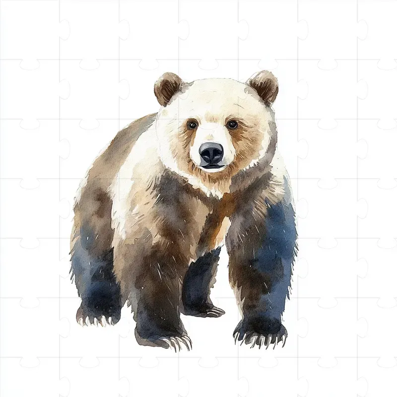 Watercolor Handpainted Animals