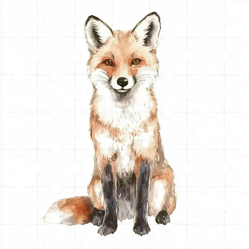 Watercolor Handpainted Animals