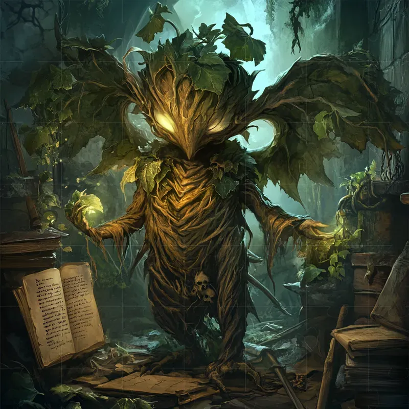Fairytale Mandrake Roots Illustrations