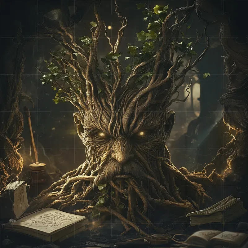 Fairytale Mandrake Roots Illustrations