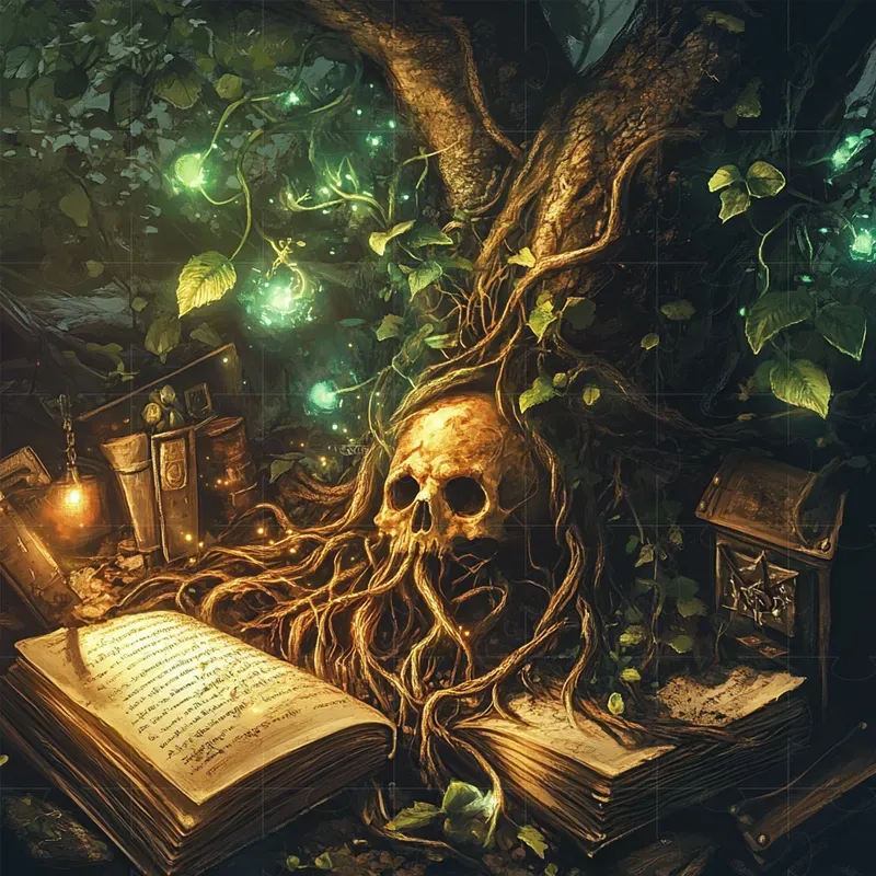 Fairytale Mandrake Roots Illustrations