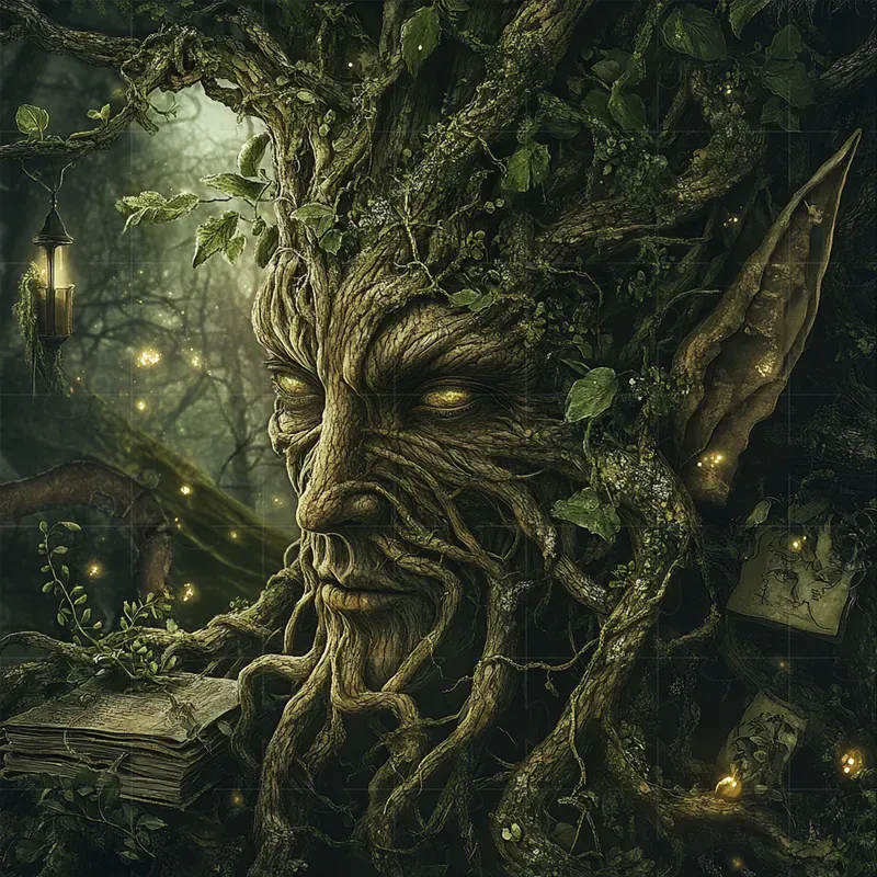 Fairytale Mandrake Roots Illustrations
