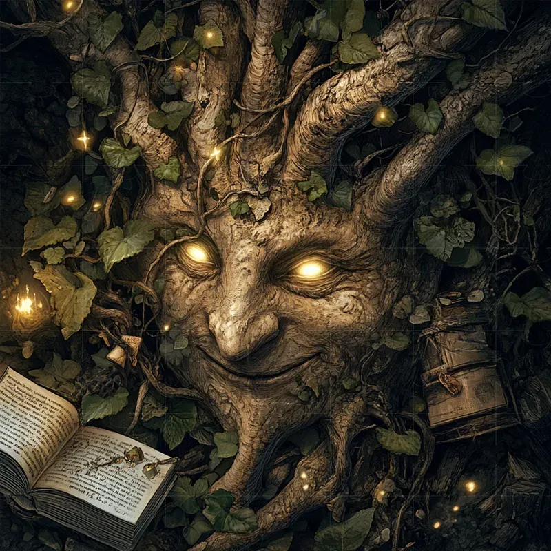Fairytale Mandrake Roots Illustrations