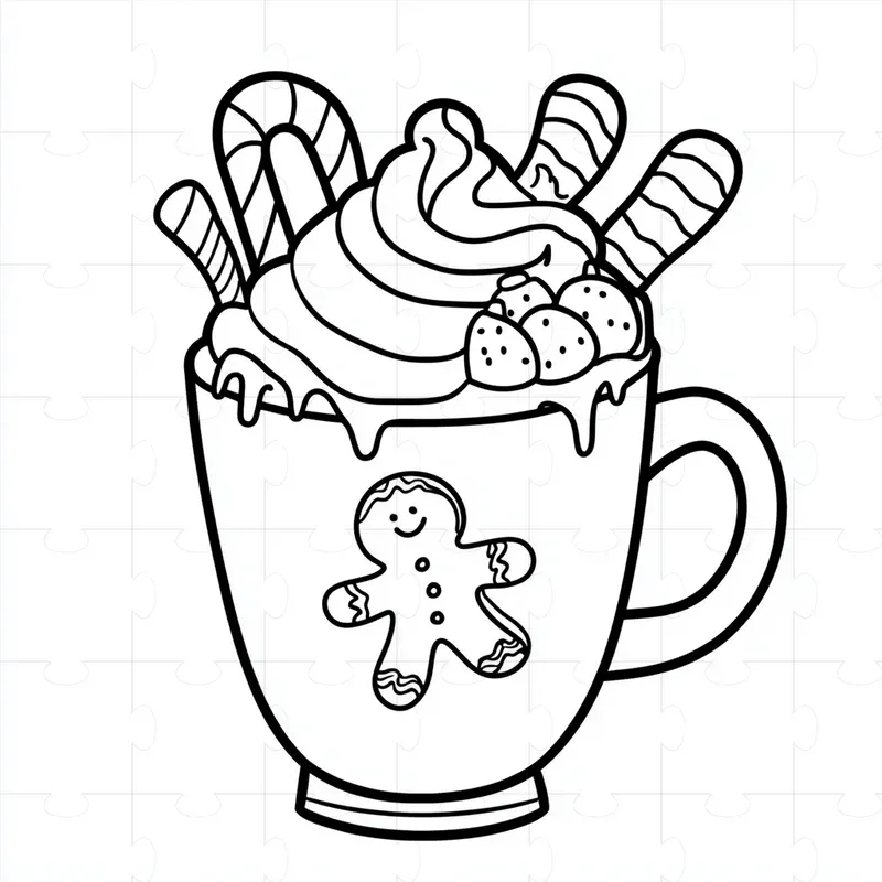 Cute And Easy Christmas Coloring Books