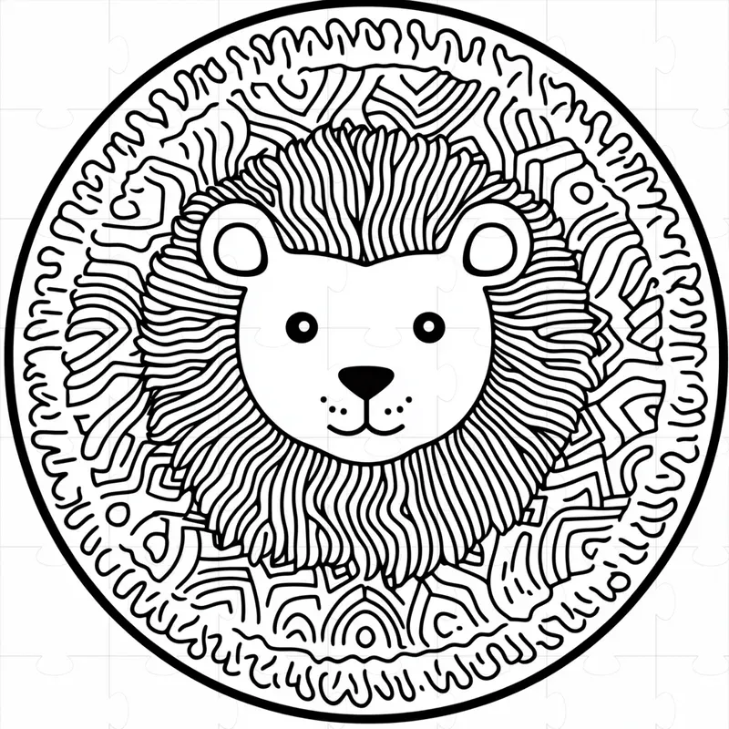 Kids Cute Kawaii Mandalas Coloring Book