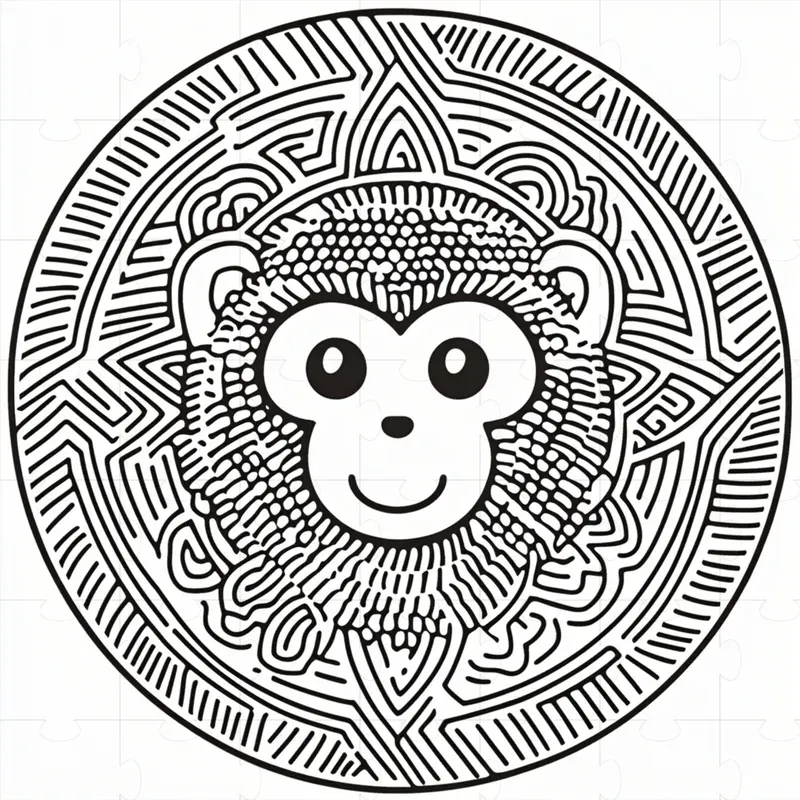 Kids Cute Kawaii Mandalas Coloring Book