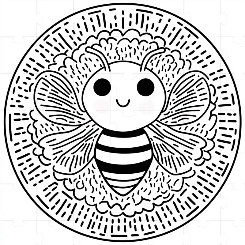 Kids Cute Kawaii Mandalas Coloring Book