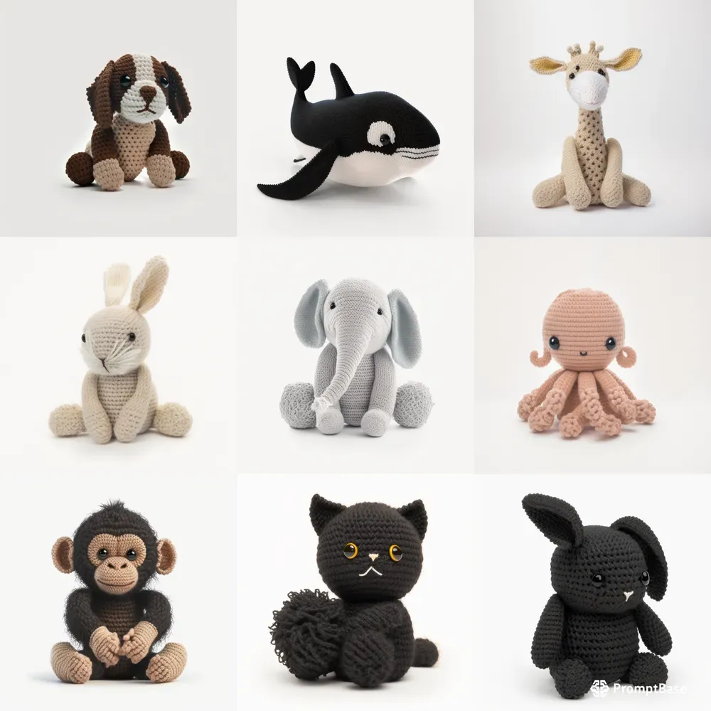 Cute Knitted Animals