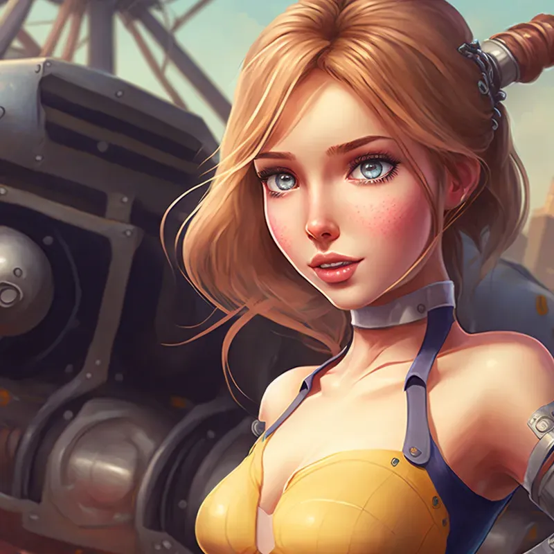 Cute Steampunk Anime Girls