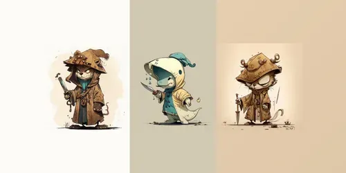 Ninja-like Animals generated by midjourney