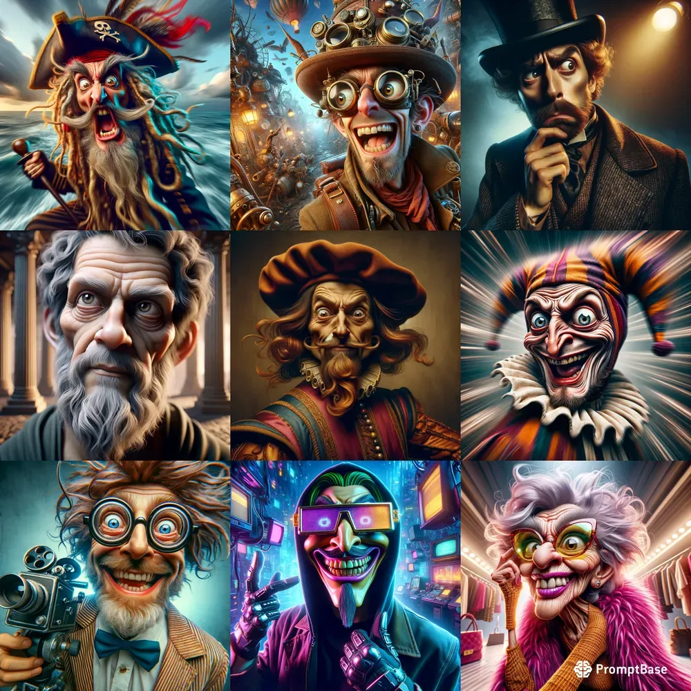 Photorealistic Cinematic Caricatures