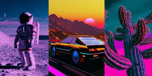 Synthwave Art generated by dalle