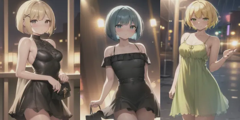 Actually Cute Fashion Anime Characters generated by undefined