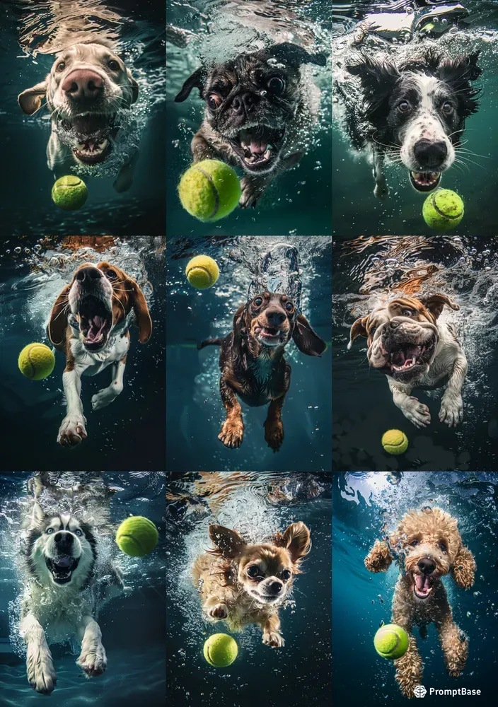 Underwater Dog Portraits