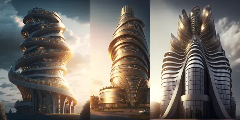 Luxurious Residential Buildings generated by undefined