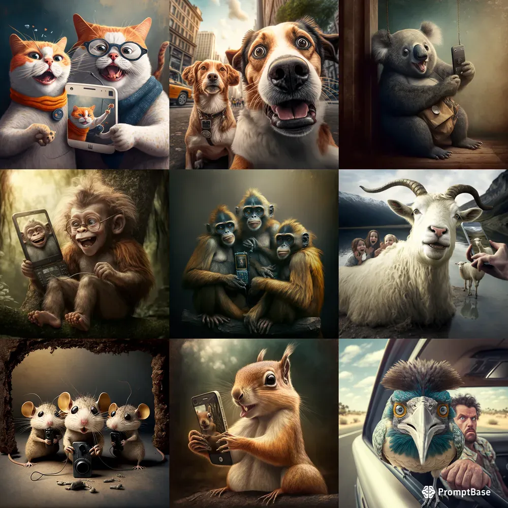 Animals Taking Selfies