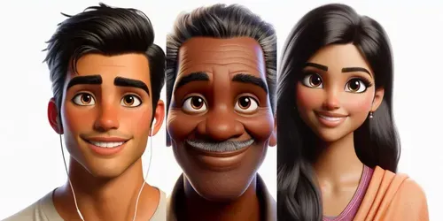Pixar Avatars generated by dalle