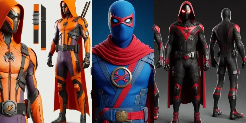 Hero Suit Designs generated by undefined