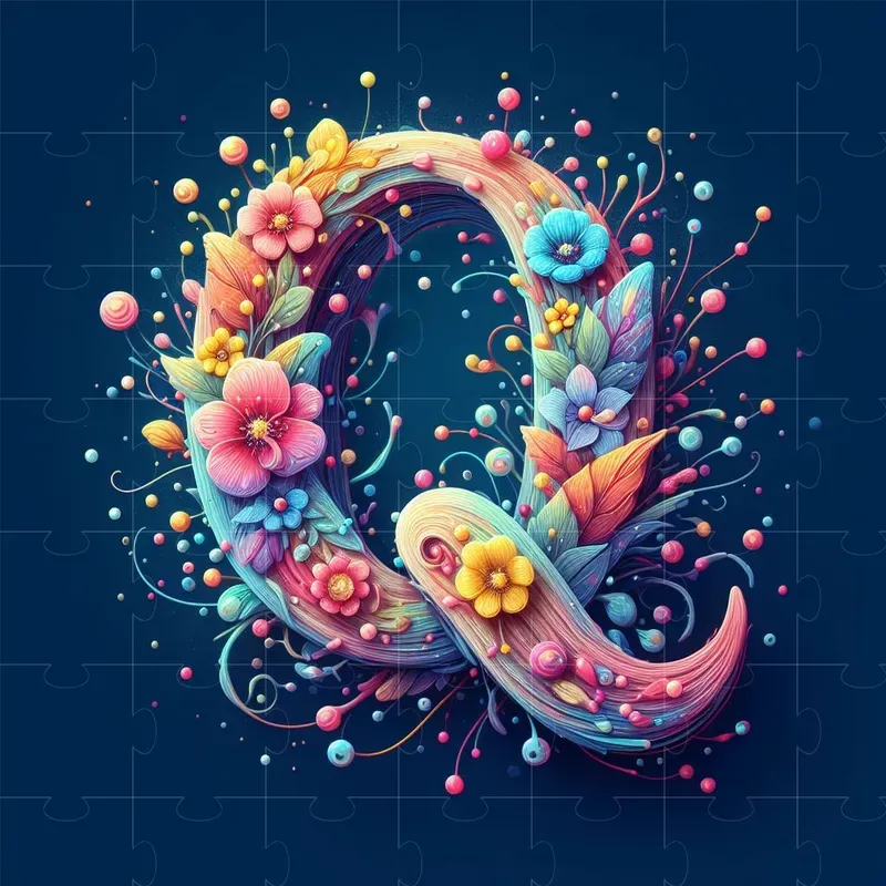 Floral Fonts Pastelcraft
