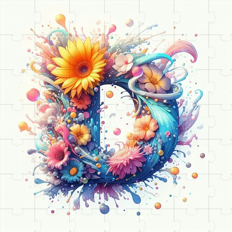 Floral Fonts Pastelcraft