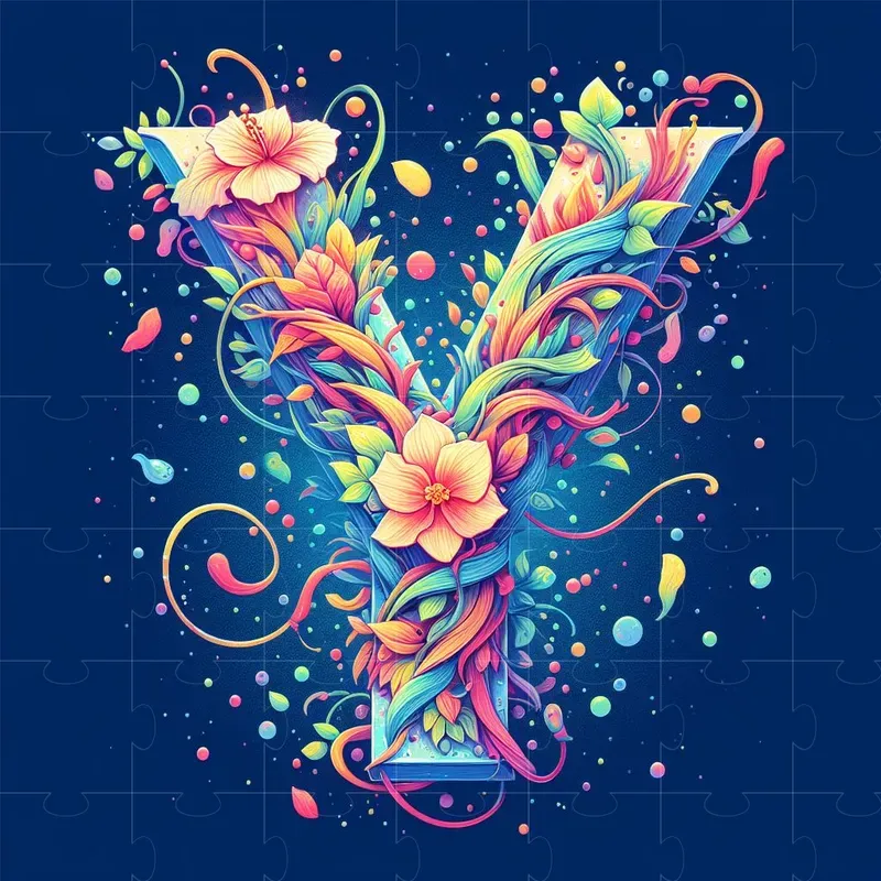 Floral Fonts Pastelcraft