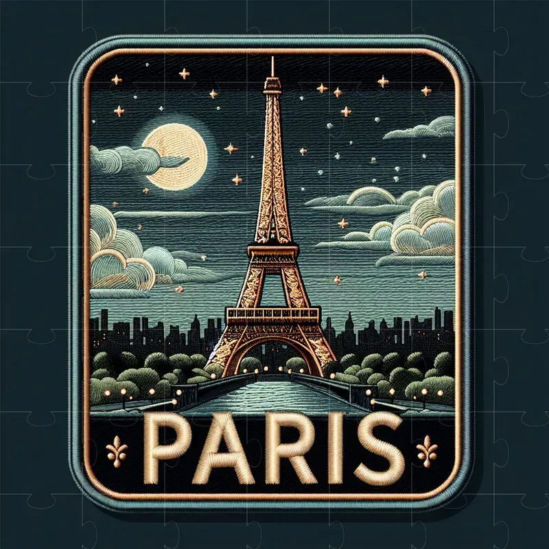 Embroidery Travel Badges