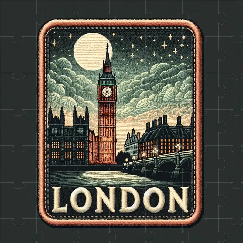 Embroidery Travel Badges