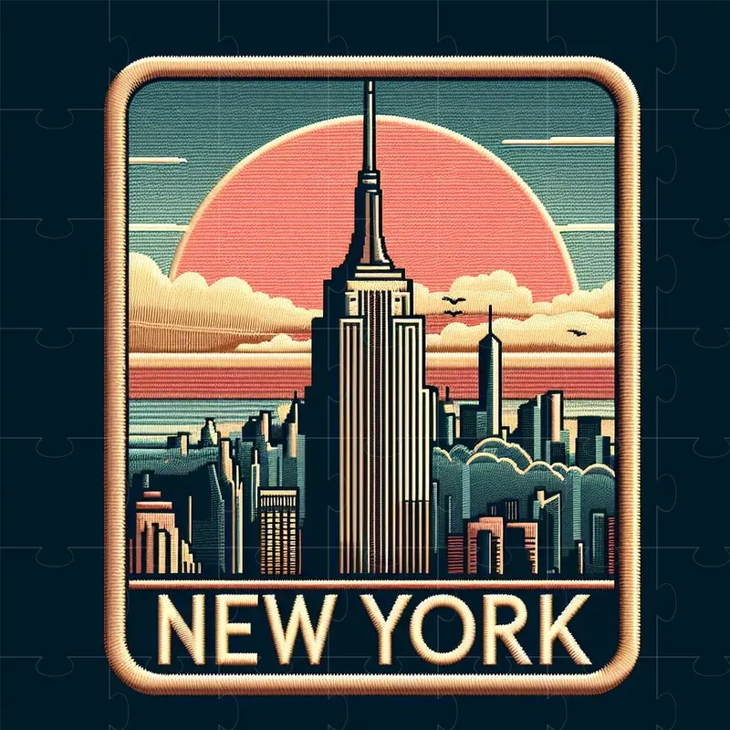 Embroidery Travel Badges