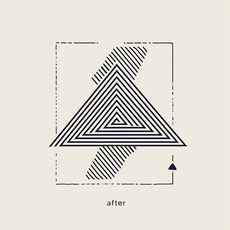 Geometric Line Art For Album Covers