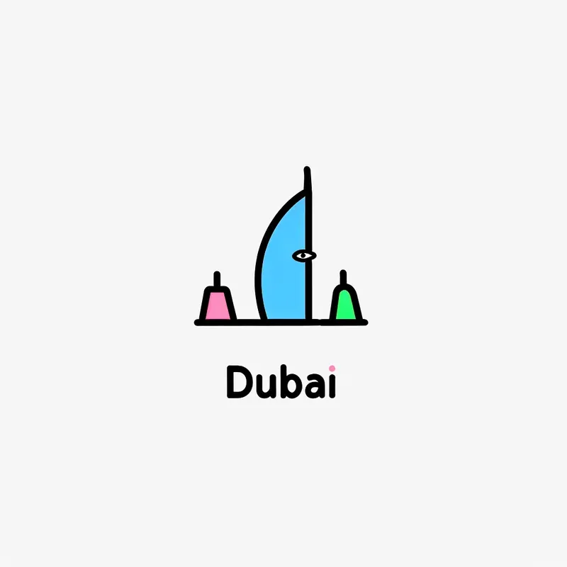 Playful City Landmark Icons