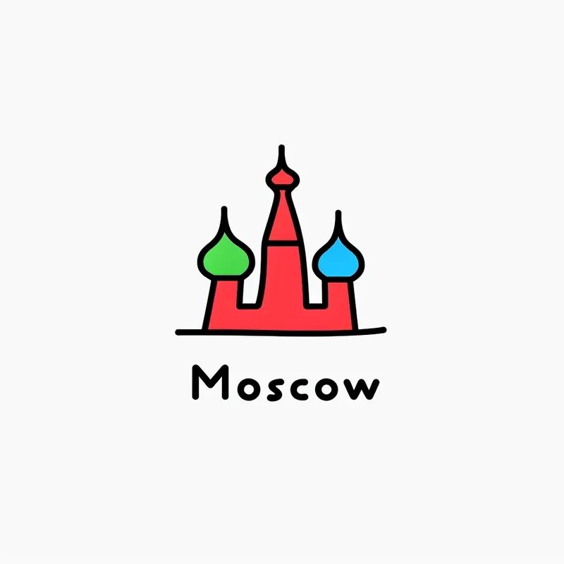 Playful City Landmark Icons