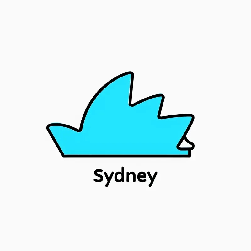 Playful City Landmark Icons