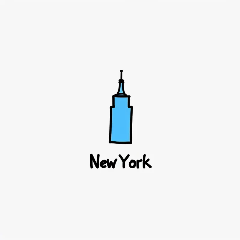 Playful City Landmark Icons