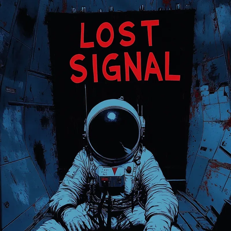 Eerie Cartoon Horror Scenes With Captions