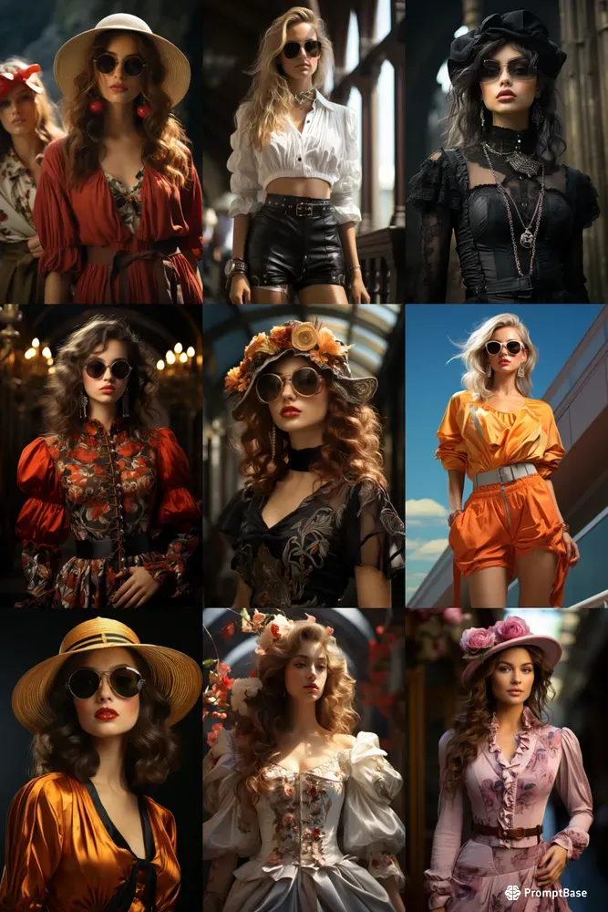 Different Times And Fashion Style