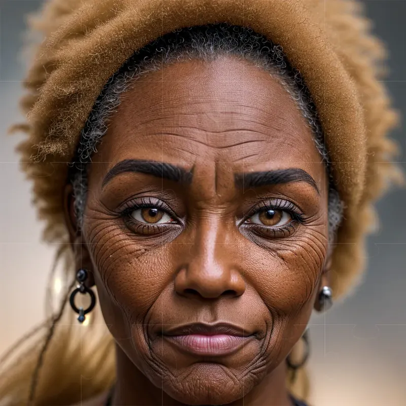 High Realistic Old People Portraits