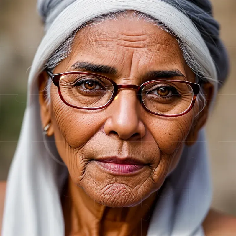 High Realistic Old People Portraits