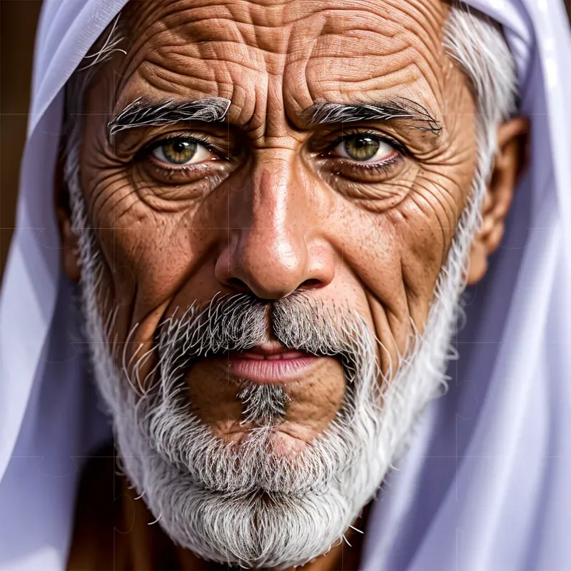 High Realistic Old People Portraits